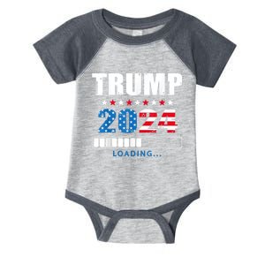 Trump 2024 Loading Funny 45 47 Trump 2024 Take America Back Infant Baby Jersey Bodysuit