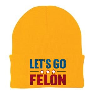 Trump 2024 Loyalty Felon Leader Pro Supporter Design Knit Cap Winter Beanie