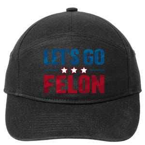 Trump 2024 Loyalty Felon Leader Pro Supporter Design 7-Panel Snapback Hat