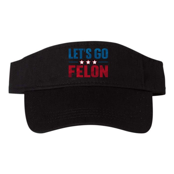 Trump 2024 Loyalty Felon Leader Pro Supporter Design Valucap Bio-Washed Visor