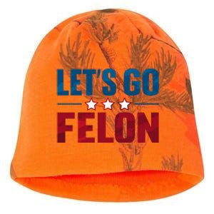 Trump 2024 Loyalty Felon Leader Pro Supporter Design Kati - Camo Knit Beanie