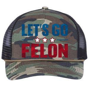 Trump 2024 Loyalty Felon Leader Pro Supporter Design Retro Rope Trucker Hat Cap