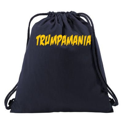 Trumpamania 2024 Let Trumpamania Run Way Brother Drawstring Bag