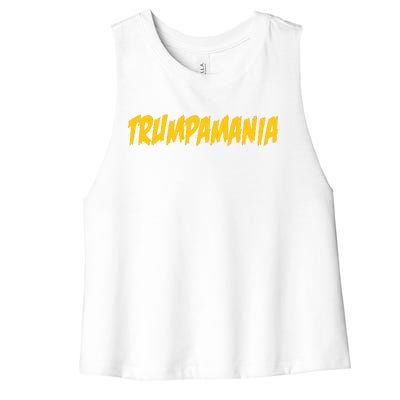 Trumpamania 2024 Let Trumpamania Run Way Brother Women's Racerback Cropped Tank