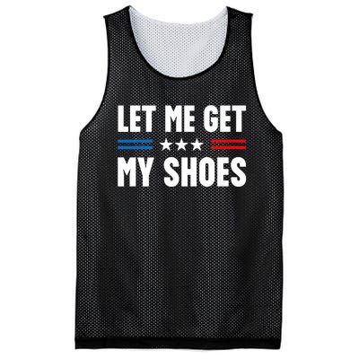 Trump 2024 Let Me Get My Shoes Funny Voting Election 2024 Usa Mesh Reversible Basketball Jersey Tank