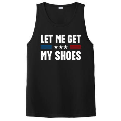 Trump 2024 Let Me Get My Shoes Funny Voting Election 2024 Usa PosiCharge Competitor Tank