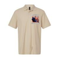 Trump 2024 Legends Never Die Fight Trump Fist Pump Shot Softstyle Adult Sport Polo