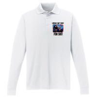 Trump 2024 Liberals Cant Shoot For Shit Performance Long Sleeve Polo