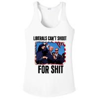 Trump 2024 Liberals Cant Shoot For Shit Ladies PosiCharge Competitor Racerback Tank