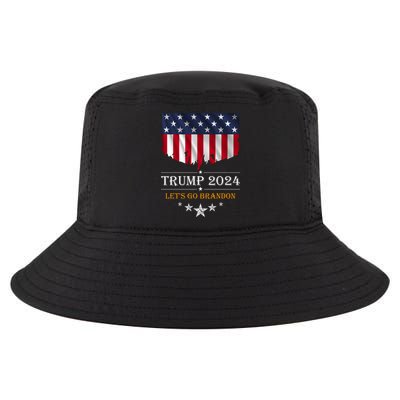 Trump 2024 Lets Go Brandon U.S Flag Cool Comfort Performance Bucket Hat