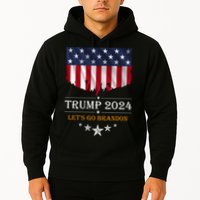 Trump 2024 Lets Go Brandon U.S Flag Hoodie