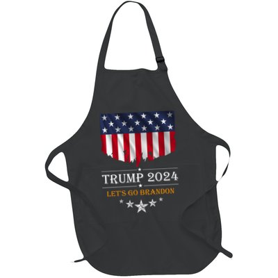 Trump 2024 Lets Go Brandon U.S Flag Apron