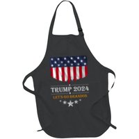 Trump 2024 Lets Go Brandon U.S Flag Apron