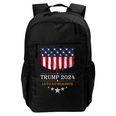 Trump 2024 Lets Go Brandon U.S Flag Backpack