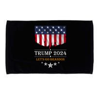 Trump 2024 Lets Go Brandon U.S Flag Microfiber Hand Towel