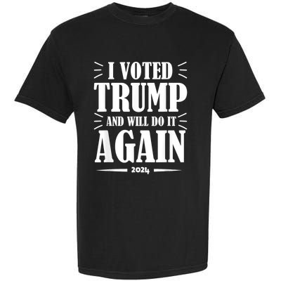 Trump 2024: Legacy Unwavering Garment-Dyed Heavyweight T-Shirt