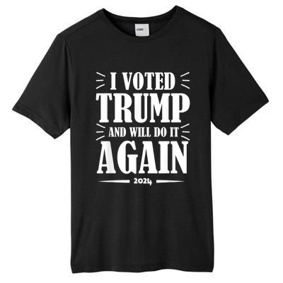 Trump 2024: Legacy Unwavering Tall Fusion ChromaSoft Performance T-Shirt