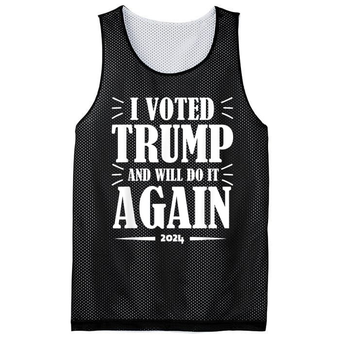 Trump 2024: Legacy Unwavering Mesh Reversible Basketball Jersey Tank