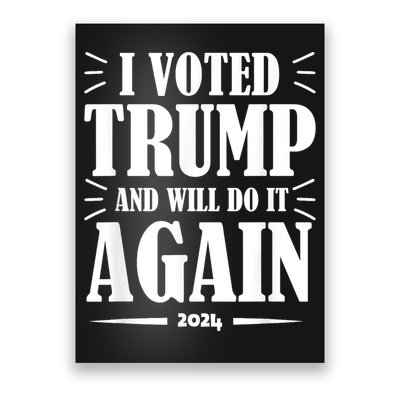 Trump 2024: Legacy Unwavering Poster