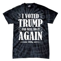 Trump 2024: Legacy Unwavering Tie-Dye T-Shirt