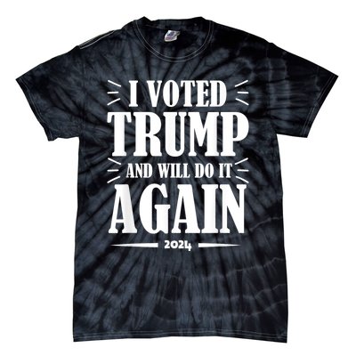 Trump 2024: Legacy Unwavering Tie-Dye T-Shirt