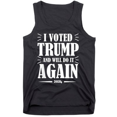 Trump 2024: Legacy Unwavering Tank Top