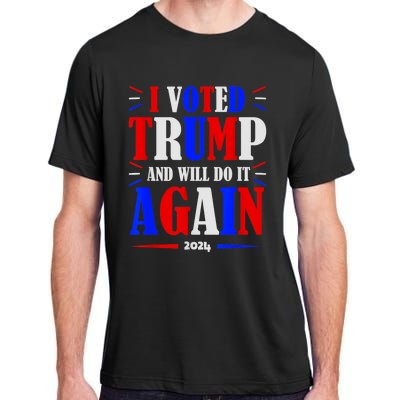 Trump 2024: Legacy Unwavering Adult ChromaSoft Performance T-Shirt