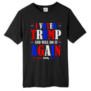 Trump 2024: Legacy Unwavering Tall Fusion ChromaSoft Performance T-Shirt