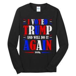 Trump 2024: Legacy Unwavering Tall Long Sleeve T-Shirt