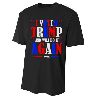 Trump 2024: Legacy Unwavering Performance Sprint T-Shirt