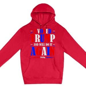 Trump 2024: Legacy Unwavering Premium Pullover Hoodie