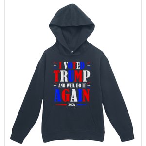 Trump 2024: Legacy Unwavering Urban Pullover Hoodie