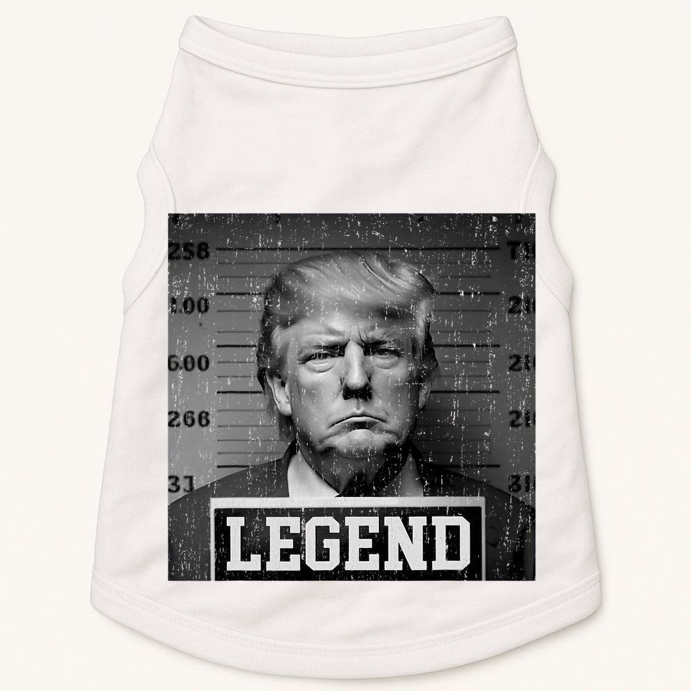 Trump 2024 Mugshot President Legend Doggie Tank