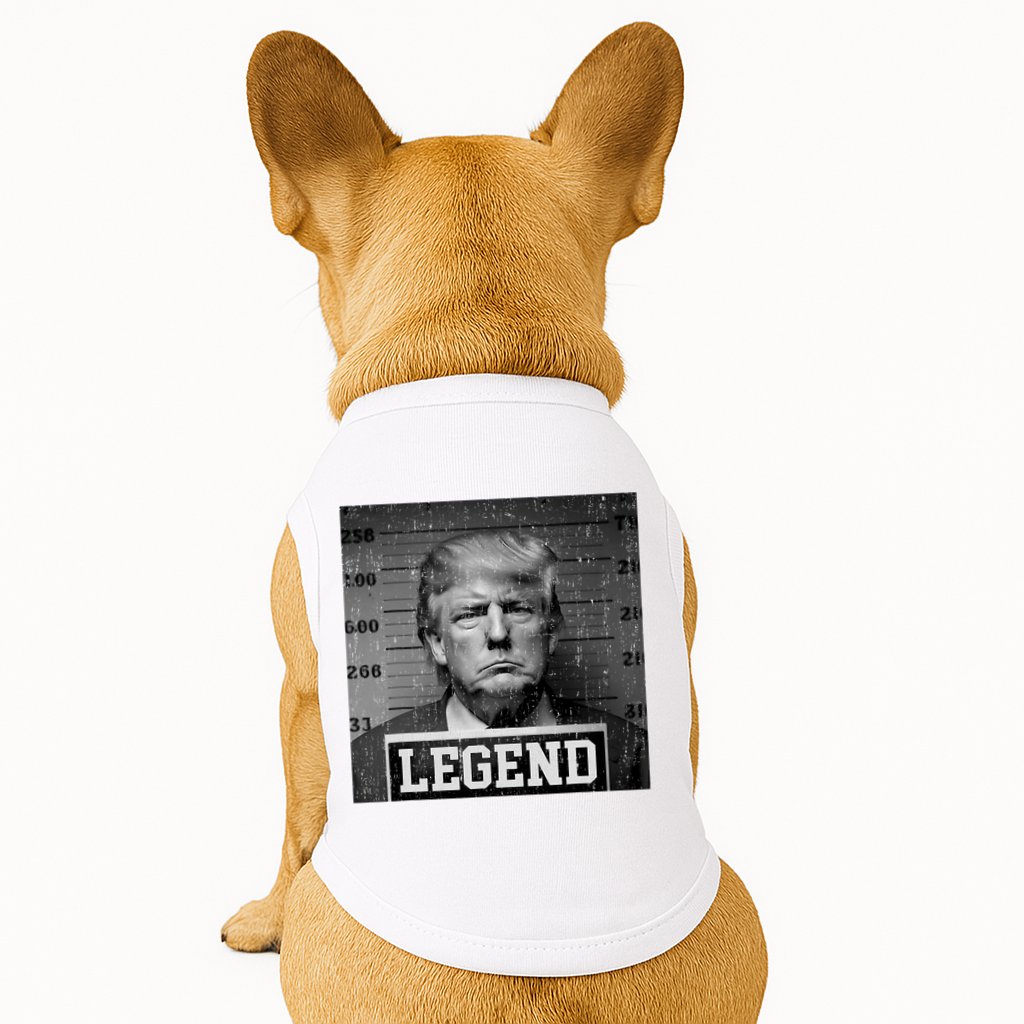Trump 2024 Mugshot President Legend Doggie Tank