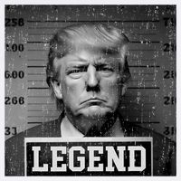 Trump 2024 Mugshot President Legend Doggie Tank