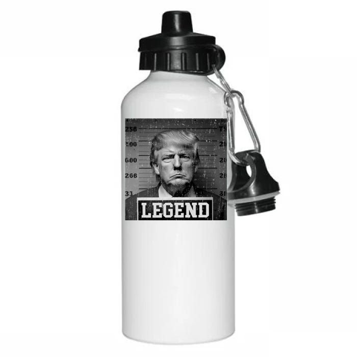 Trump 2024 Mugshot President Legend Aluminum Water Bottle