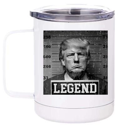 Trump 2024 Mugshot President Legend 12 oz Stainless Steel Tumbler Cup