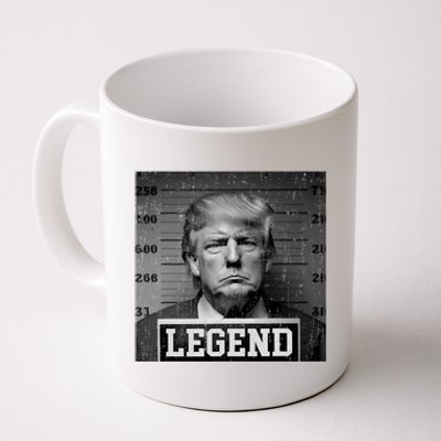 Trump 2024 Mugshot President Legend Coffee Mug