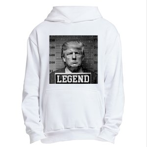 Trump 2024 Mugshot President Legend Urban Pullover Hoodie