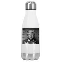 Trump 2024 Mugshot President Legend Stainless Steel Insulated Water Bottle