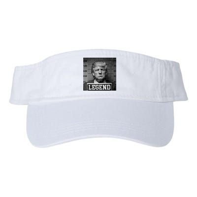 Trump 2024 Mugshot President Legend Visor