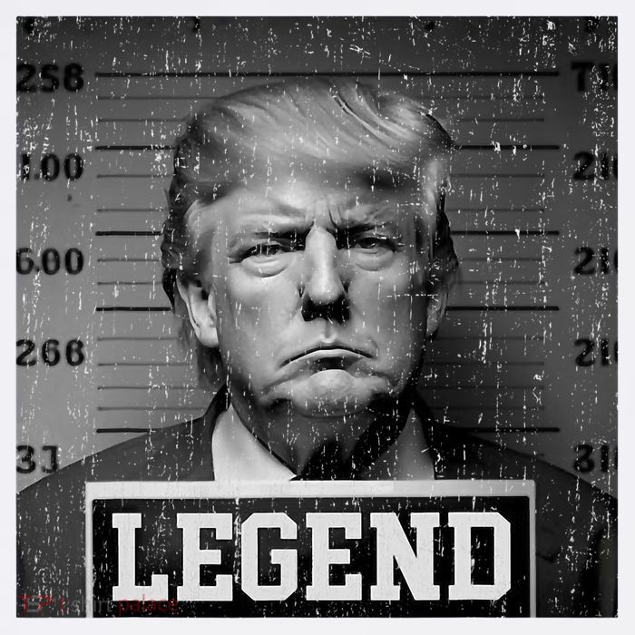 Trump 2024 Mugshot President Legend Women's V-Neck T-Shirt