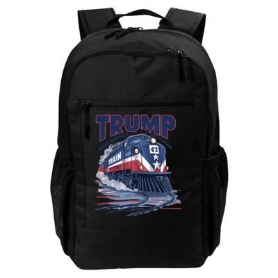 Trump 2024 Make America Great Again Train Graphic Daily Commute Backpack