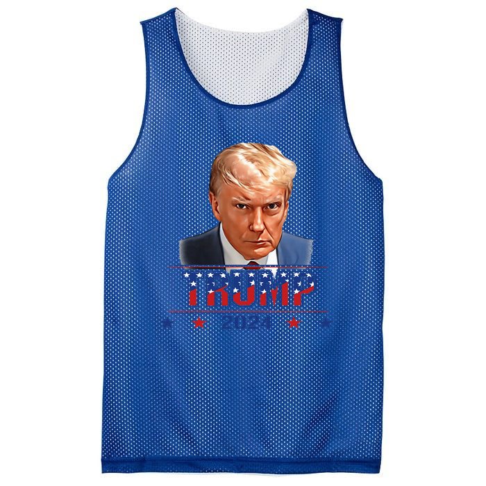 Trump 2024 Mugshot American Mesh Reversible Basketball Jersey Tank