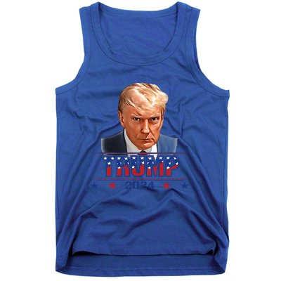 Trump 2024 Mugshot American Tank Top