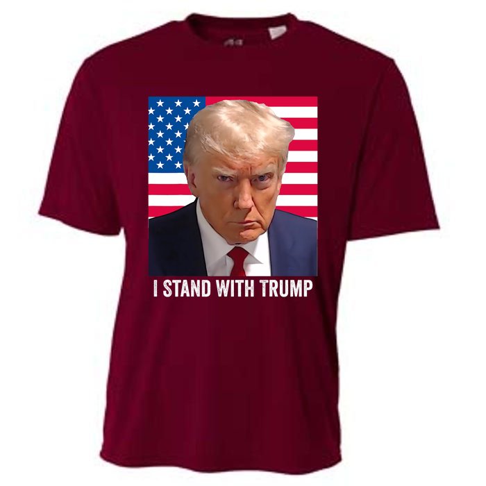 Trump 2024 Mugshot I Stand With Trump Pro Trump Cooling Performance Crew T-Shirt