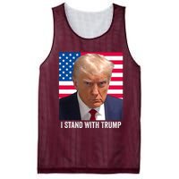 Trump 2024 Mugshot I Stand With Trump Pro Trump Mesh Reversible Basketball Jersey Tank