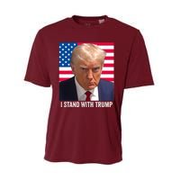 Trump 2024 Mugshot I Stand With Trump Pro Trump Performance Sprint T-Shirt