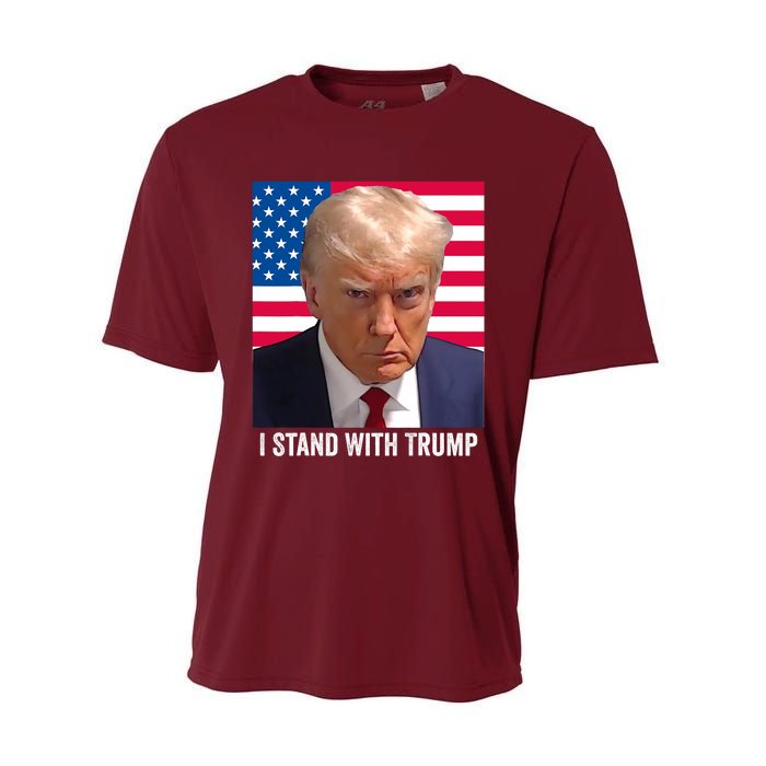 Trump 2024 Mugshot I Stand With Trump Pro Trump Performance Sprint T-Shirt