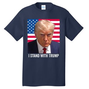 Trump 2024 Mugshot I Stand With Trump Pro Trump Tall T-Shirt